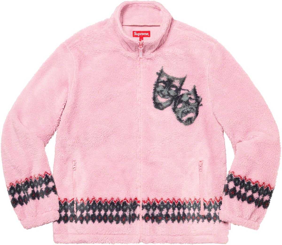 Drama Mask Fleece Jacket view 6